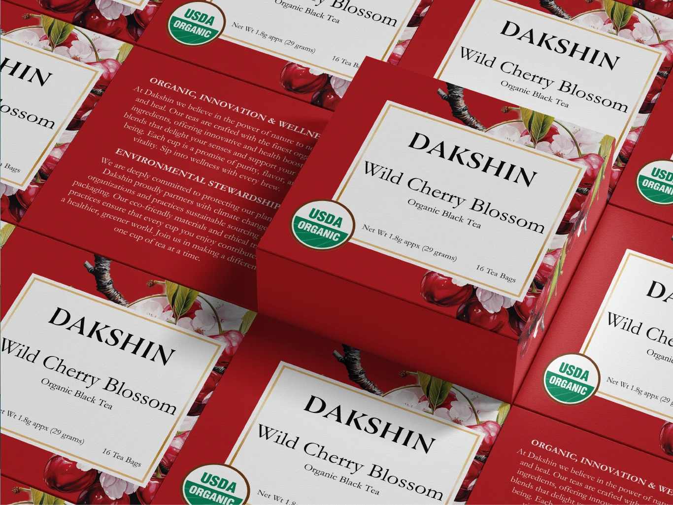 DAkshin Teas Packaging